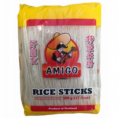Taitei Fidea din Orez Amigo Rice Sticks Vermicelli Tailanda 500g MLL