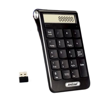 Tastatura Numerica Extensie cu Receptor Wireless USB 3.0 Andowl QJP30