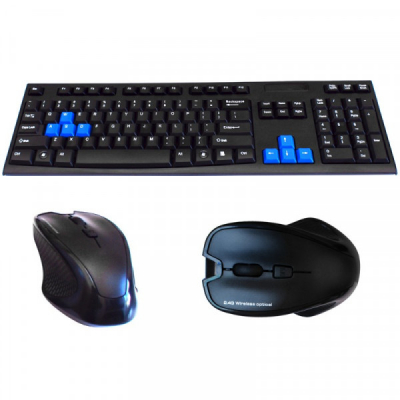 Tastatura Ted3 cu Mouse Wireless 2.4GHz TedBlue4 2F011 XXM