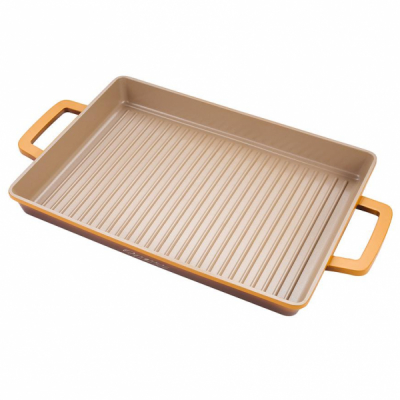 Tava gratar aluminiu turnat 36x26.4x4cm Heinner HR-BJK-G36 DNC60576