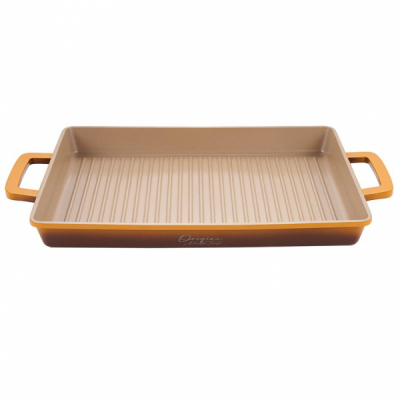 Tava gratar aluminiu turnat 36x26.4x4cm Heinner HR-BJK-G36 DNC60576