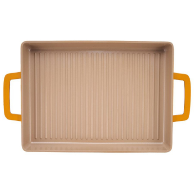 Tava gratar aluminiu turnat 36x26.4x4cm Heinner HR-BJK-G36 DNC60576