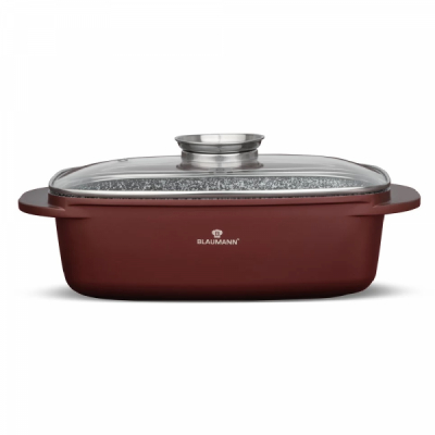 Tava roaster dreptunghiulara capac sticla 32x23x7cm 4.5L Cerastone BL-4144 DNC68003