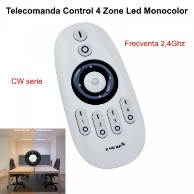 Telecomanda Controller LED CCT Monocolor 4 Zone RF 2.4GHz 18A206 XXM
