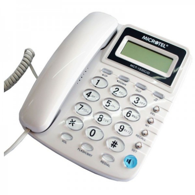 Telefon Fix Analogic cu Display Afisaj Apelant Microtel MCT1530CID