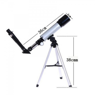 Telescop Refractor F36050 Telescope Optical Glass and Metal Tube