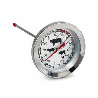 Termometru Metalic Analog Tija 12cm 0–120 grade Celsius HoReCa 13C026 XXM