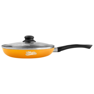 Tigaie Aluminiu Ceramica cu capac Vanora Mona Orange 24x4cm VN-SYN-M24C CNN50687