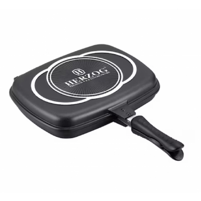 Tigaie grill dubla 28cm Herzog HR-DP28M