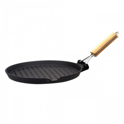 Tigaie grill de fonta rotunda 26cm Sapir SP4616A26