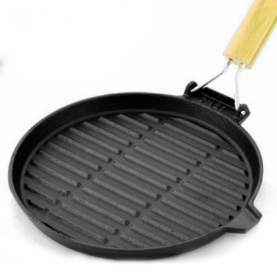 Tigaie grill de fonta rotunda 26cm Sapir SP4616A26