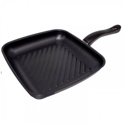 Tigaie grill Otel+Plastic 26x24cm Placaj antiaderent Grunberg GR6135
