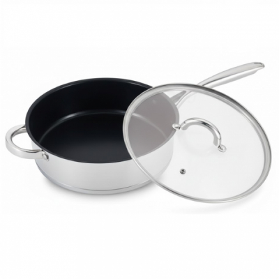 Tigaie Inox Invelis anti-aderent 24cm 3L Grunberg GR3824