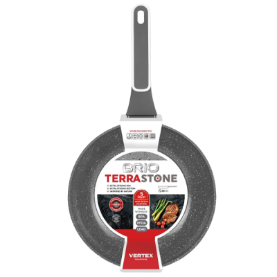 Tigaie Wok Antiaderenta Aluminiu Forjat 28cm Brio Terra Stone 105806 CNN50569