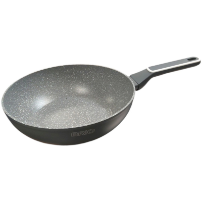 Tigaie Wok Antiaderenta Aluminiu Forjat 28cm Brio Terra Stone 105806 CNN50569