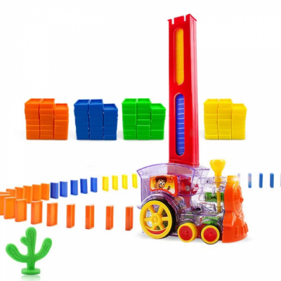 Tren muzical domino Atlas Plastic 15cm Multicolor 7012W CWT