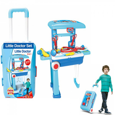 Trusa doctor de jucarie Pliabila tip Troller Little Doctor 008925A