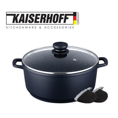 Tuci marmorat cu capac sticla Kaiserhoff KH8624