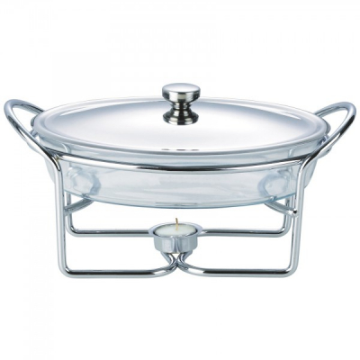 Vas cald dish Sticla Termorezistenta 1 lumanare 1.5L Bohmann BH2003