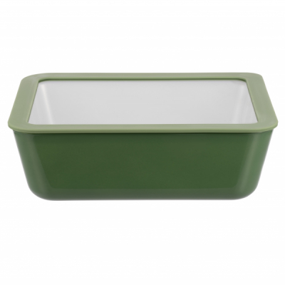 Vas din sticla termorezistenta cu capac din sticla 2.6L LexiHome LB7049 JGR