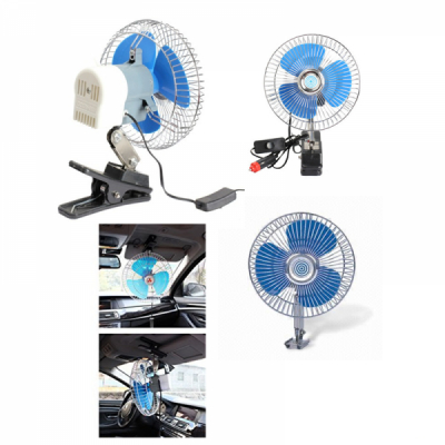 Ventilator auto oscilant rama metalica 15cm 12V