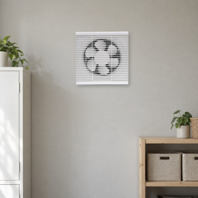 Ventilator Axial Plastic 8 inch 30W Jaluzele Automate JM-8 DALBI 14H065 XXM