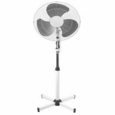 Ventilator cu Picior 45W 40cm 3 Trepte de Viteza Rosberg R51760B Gri