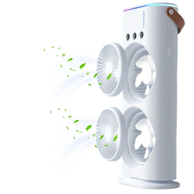 Ventilator de Birou Compact cu Umidificare si Telecomanda DNC63433
