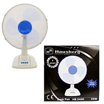 Ventilator electric de birou 3 viteze Hausberg HB5400 45W