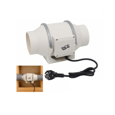 Ventilator Profesional pentru Tubulatura in Linie 30W Dalbi HZ-100 14H056 XXM