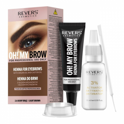 Vopsea de sprancene Henna Oh! My Brows Revers Maro Deschis 2.0 30ml DNC57026
