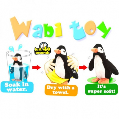 Wabi Toys Jucarii de Plus pentru Copii Expandabile in Apa