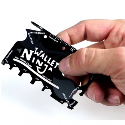 Wallet Ninja Card Ustensila Multifunctionala 18in1