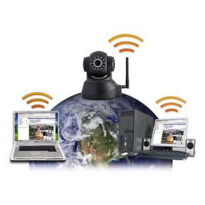 Wi-Fi Camera de Supraveghere cu IP Network si Reglaj