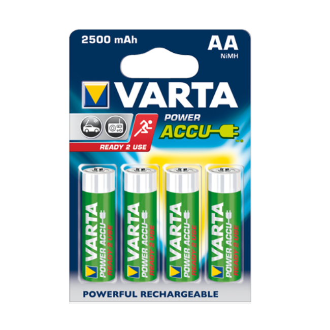 Acumulatori AA Varta 2500mAh