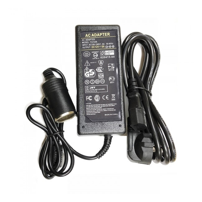 Adaptor priza 220V la 12V 6A YU1206