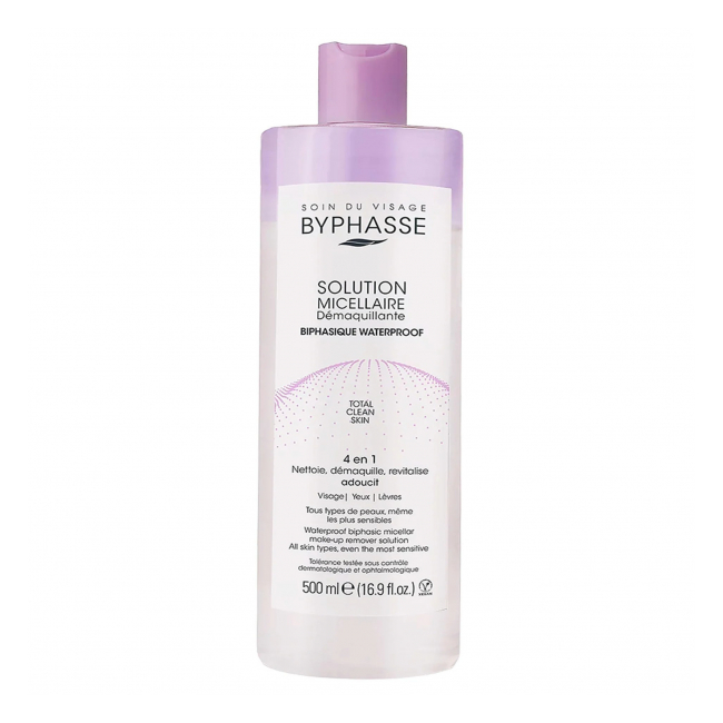 Apa Micelara Bifazica Waterproof 4in1 toate tipurile de ten 500ml Byphasse DNC49869
