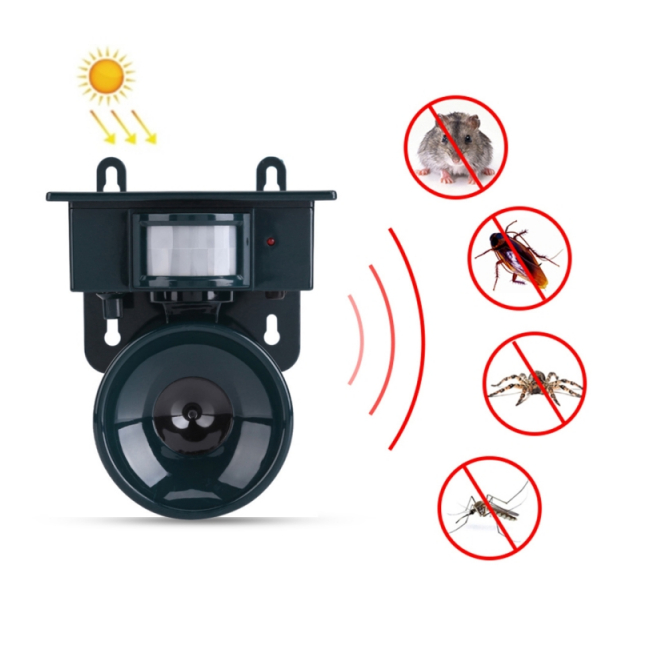 Aparat cu ultrasunete pentru daunatori solar Pest Repeller NY 2002 NNN