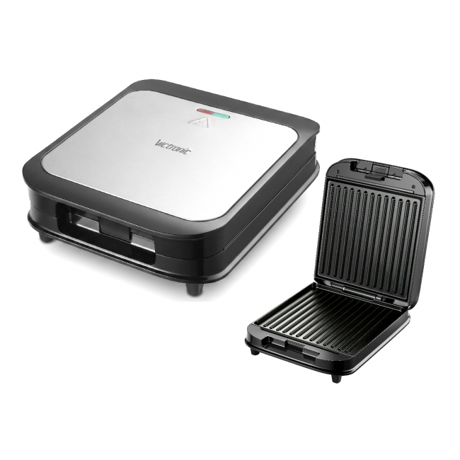 Aparat Sandwich Maker 1200W 4 Portii Victronic VC4966