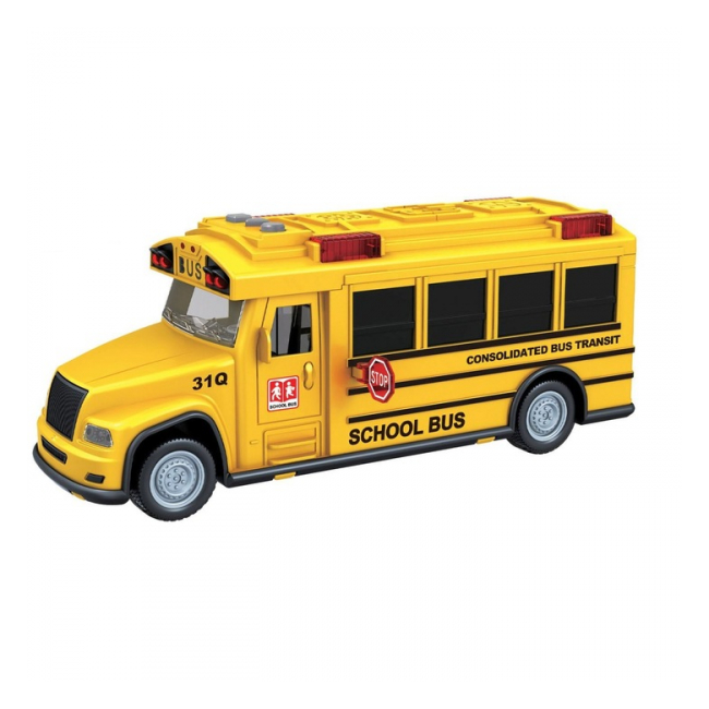 Autobuz scolar american cu lumini si sunete ATS WY940A CWT