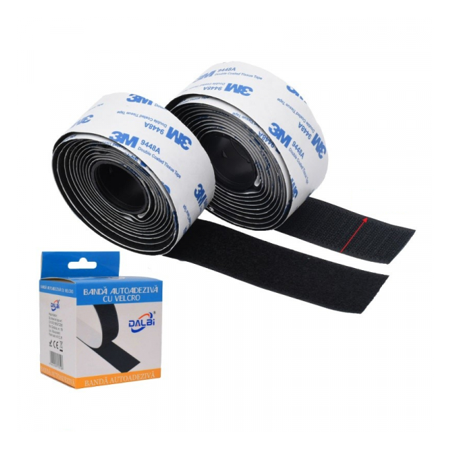 Banda Dubla cu Arici Autoadeziva 3x200cm 14B062 XXM