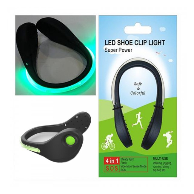 Banda luminoasa de siguranta 4in1 LED Shoe Clip Light TY791