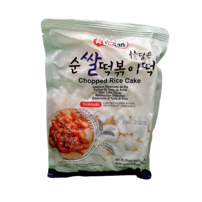 Bastonase Rice Cake pasta orez Tteokbokki A+ HOSAN 500g MLL