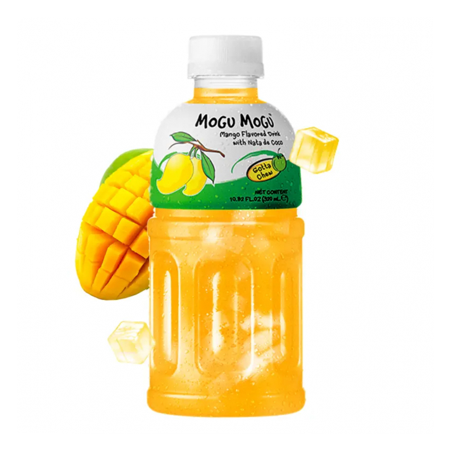 Bax 24 Sucuri Thai Mogu Mogu cu Nata de Coco, Aroma Mango 24 x 320ml