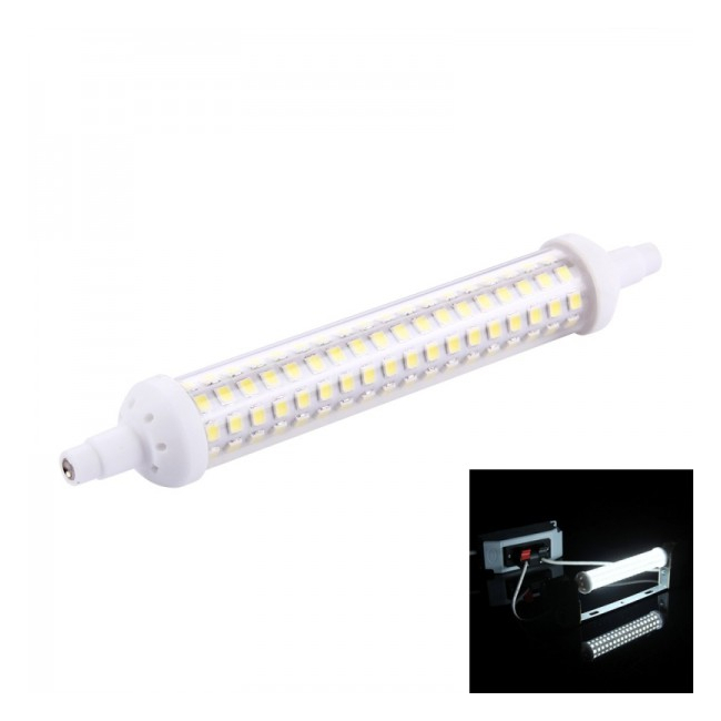 Bec 144LED 12W R7S 135mm 1000lm Rece inlocuitor Bec Proiector Halogen