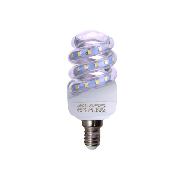 Bec cu LED Klass spirala E14 5W 6400K MNR4724