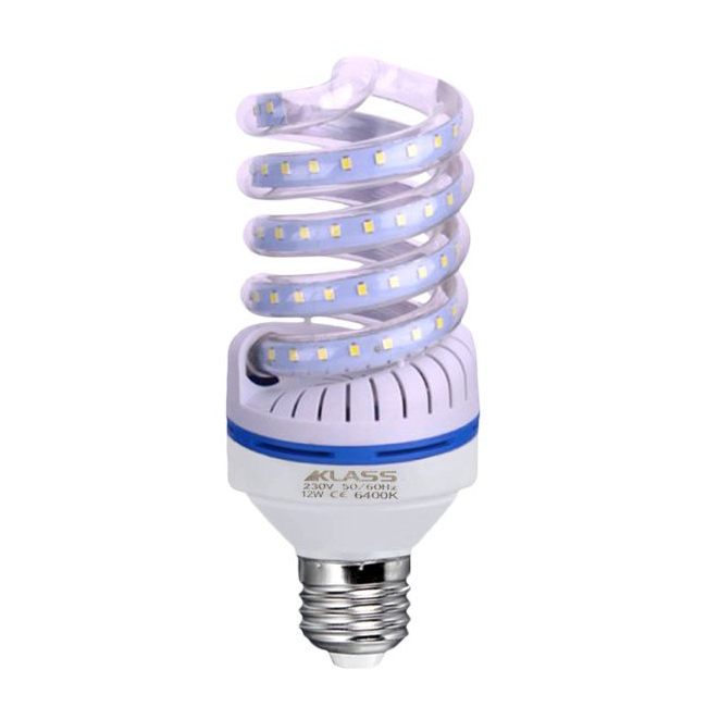 Bec cu LED Klass spirala E27 12W 2700K MNR168