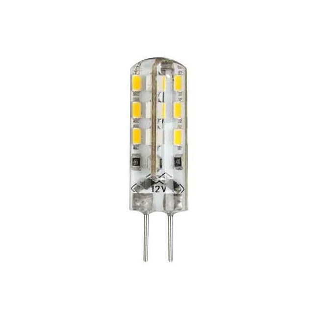 Bec LED 2W 24LED SMD Bulb 12V G4 Alb Rece