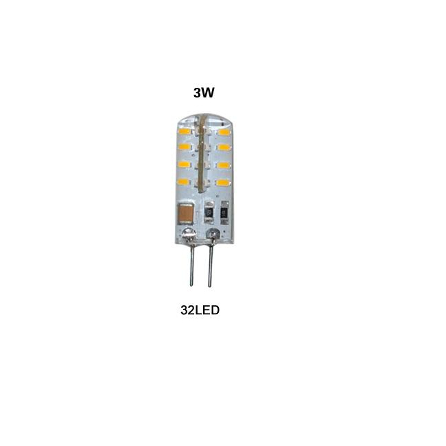 Bec LED 3W 32LED SMD Bulb 220V G4 Alb Rece