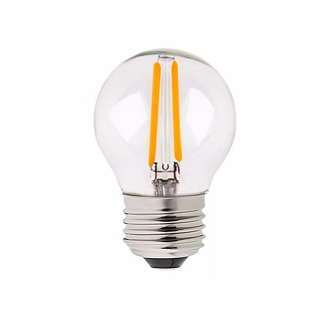 Bec LED cu Filament G45 2W E27 2700K MNR8369